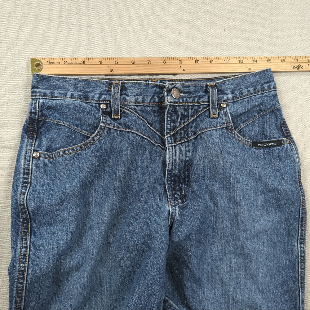 Vintage Rockies Jeans Womens 7 16 Blue Low Rise Mom Bareback‎ - Picture 7 of 14